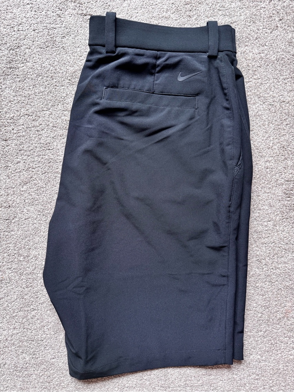 Mens Nike Dri Fit 10” Premium Golf Shorts Size 34 Black Like New - Picture 3 of 9